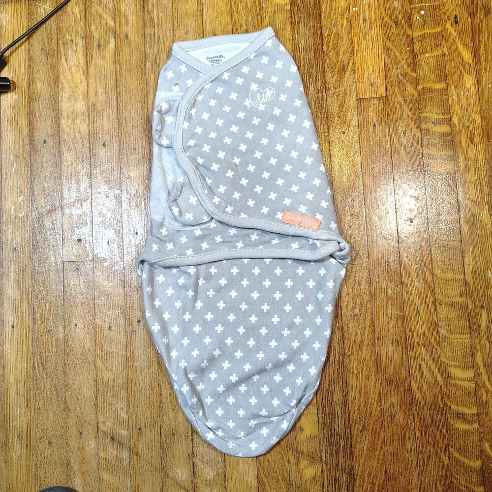 Swaddle Me Gray Unisex 100% Cotton Size SM/MED/T637